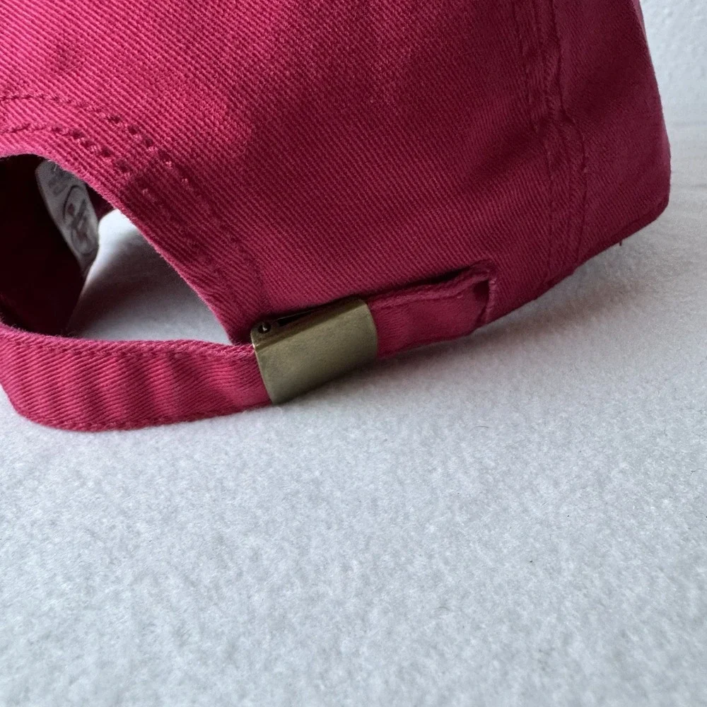 Red Alaska Strapback Hat By Sherry Mfg Co Adjustable Strap Cap Souvenir Eagle